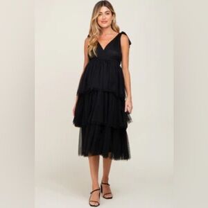 Black Maternity Dress
